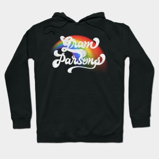 Gram Parsons // Retro Faded Style Design Hoodie